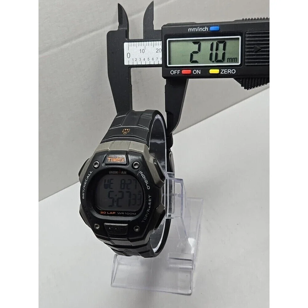 Timex Ironman Classic 30 Lap Watch 41mm Indiglo WR100M New Battery Quartz Mens